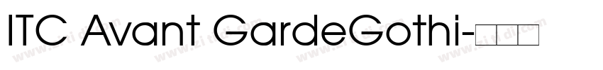 ITC Avant GardeGothi字体转换